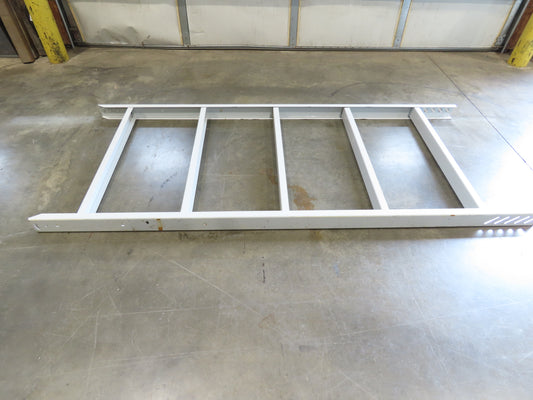 Hytrol HPS 43"W Conveyor Leg 102" Top Section Extension No Brackets WHITE