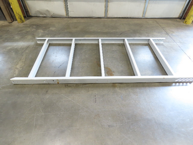 Hytrol HPS 43"W Conveyor Leg 102" Top Section Extension No Brackets WHITE