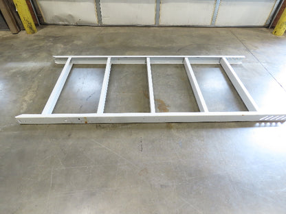 Hytrol HPS 43"W Conveyor Leg 102" Top Section Extension No Brackets WHITE