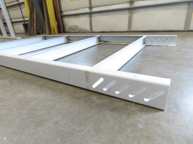 Hytrol HPS 43"W Conveyor Leg 90" Top Section Extension No Brackets WHITE