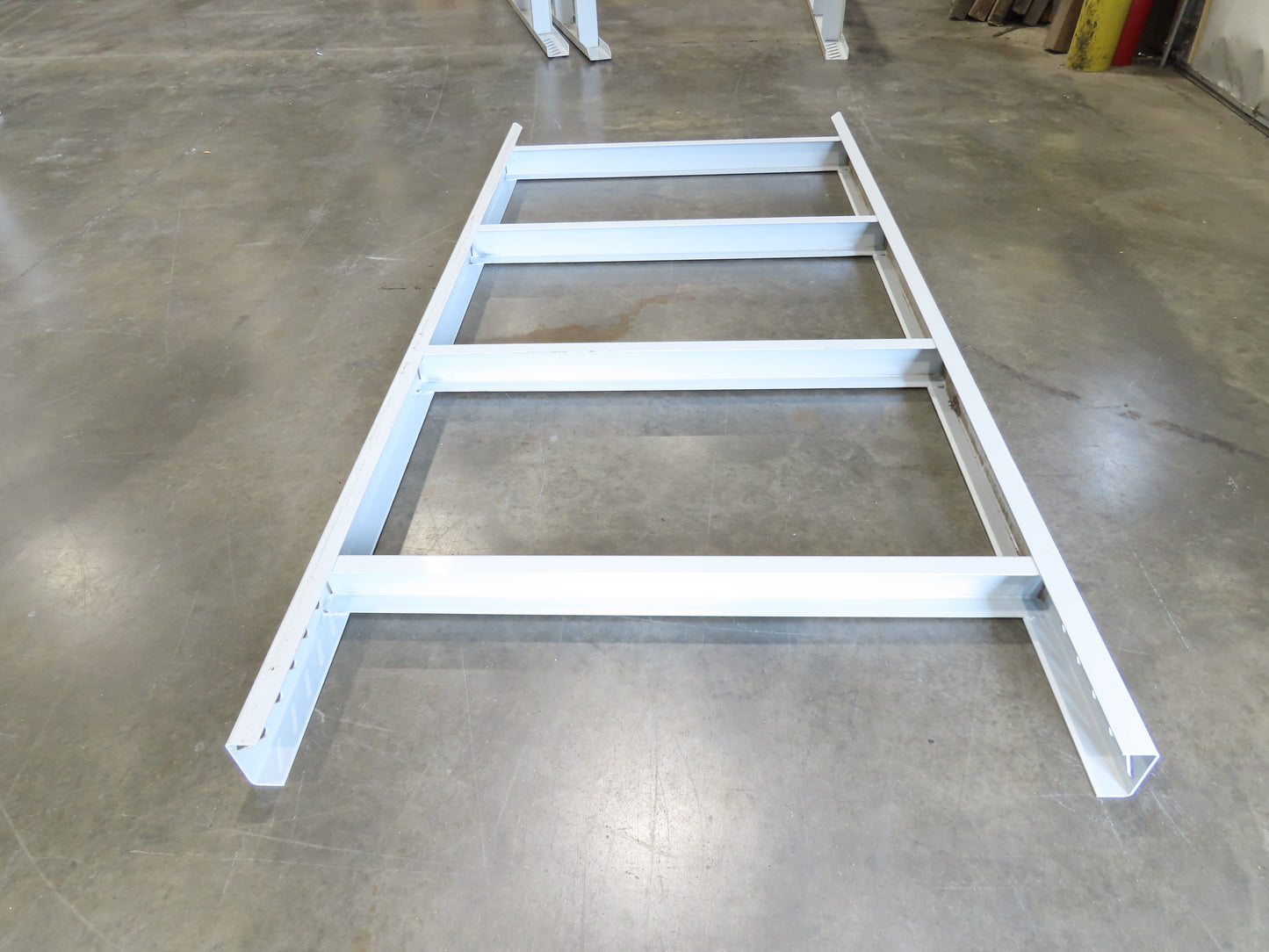 Hytrol HPS 43"W Conveyor Leg 90" Top Section Extension No Brackets WHITE