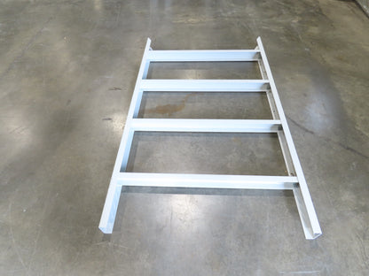 Hytrol HPS 43"W Conveyor Leg 72" Top Section Extension No Brackets WHITE