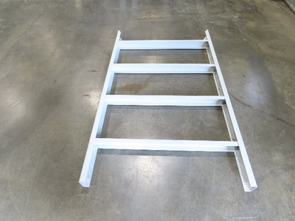 Hytrol HPS 43"W Conveyor Leg 72" Top Section Extension No Brackets WHITE