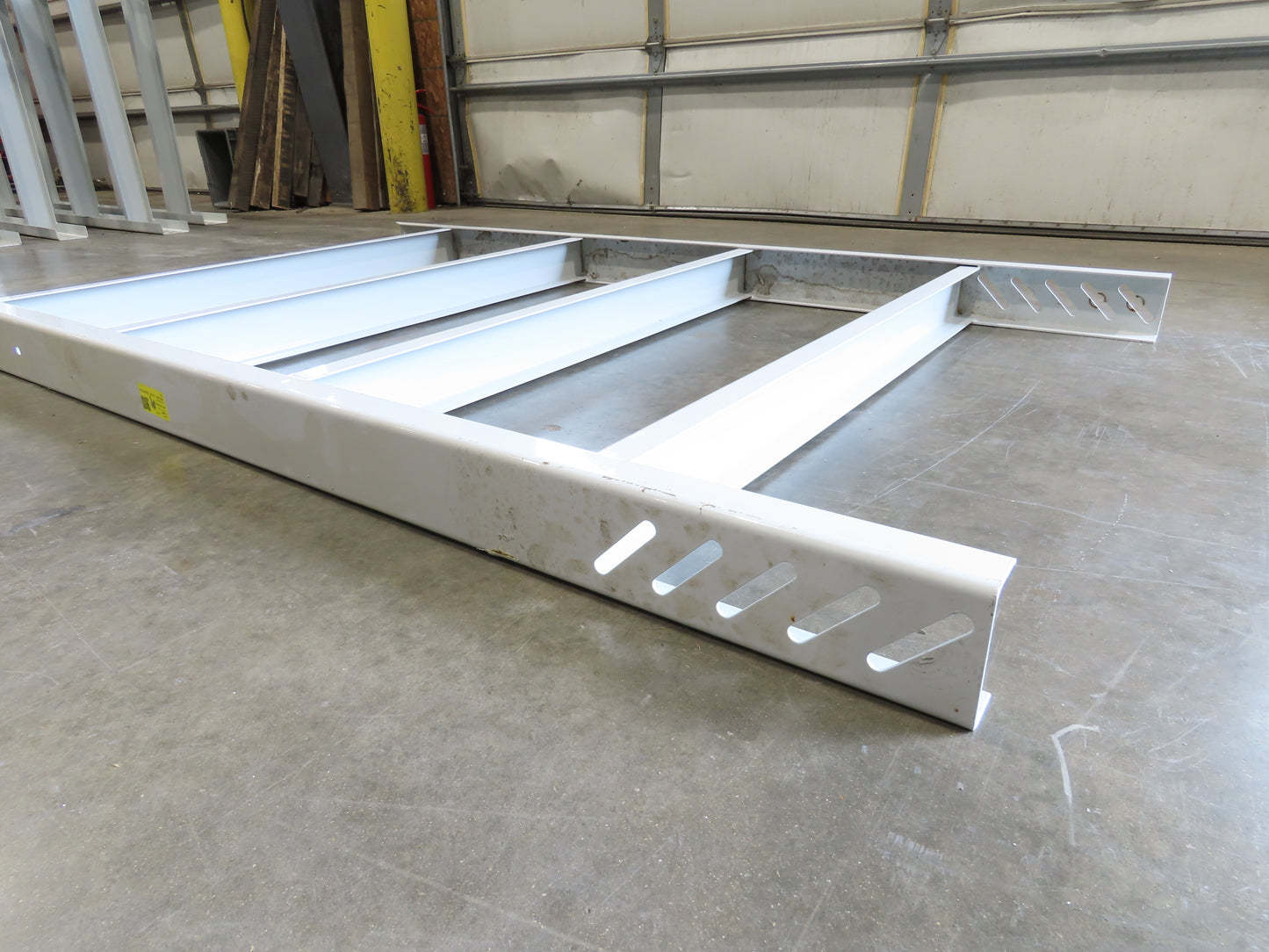 Hytrol HPS 43"W Conveyor Leg 72" Top Section Extension No Brackets WHITE