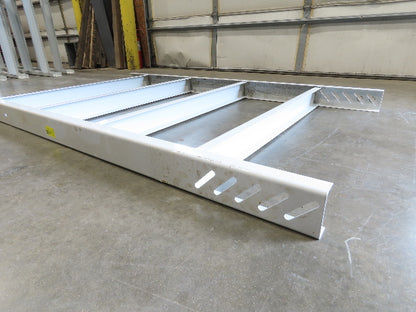 Hytrol HPS 43"W Conveyor Leg 72" Top Section Extension No Brackets WHITE