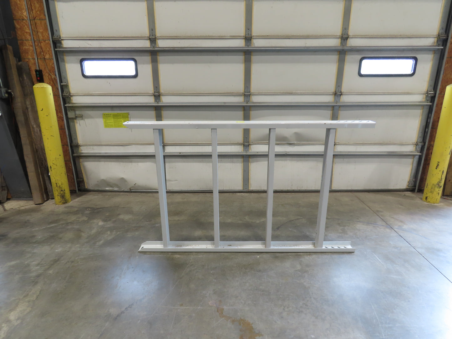 Hytrol HPS 43"W Conveyor Leg 72" Top Section Extension No Brackets WHITE