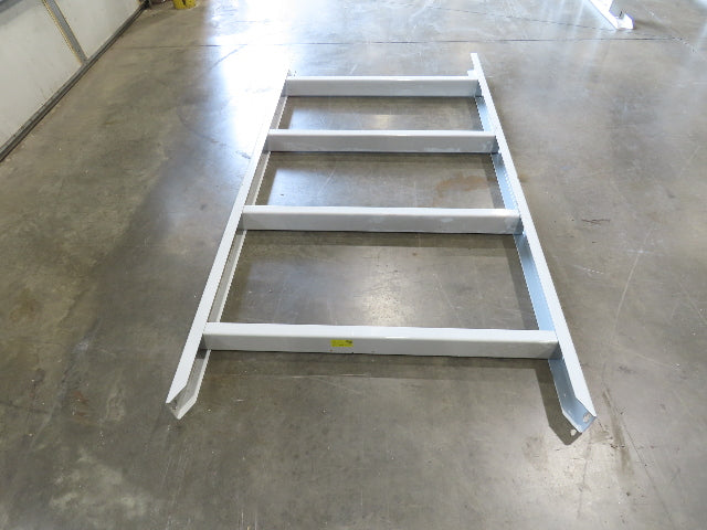 Hytrol HPS 43"W Conveyor Leg 84" Top Section Extension No Brackets WHITE