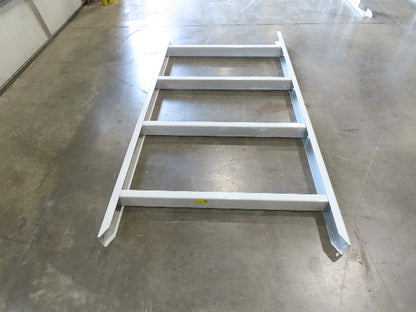 Hytrol HPS 43"W Conveyor Leg 84" Top Section Extension No Brackets WHITE