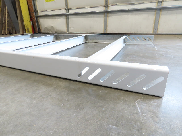 Hytrol HPS 43"W Conveyor Leg 84" Top Section Extension No Brackets WHITE