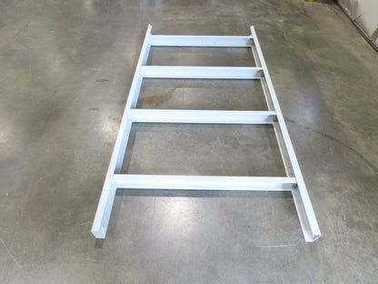 Hytrol HPS 43"W Conveyor Leg 84" Top Section Extension No Brackets WHITE