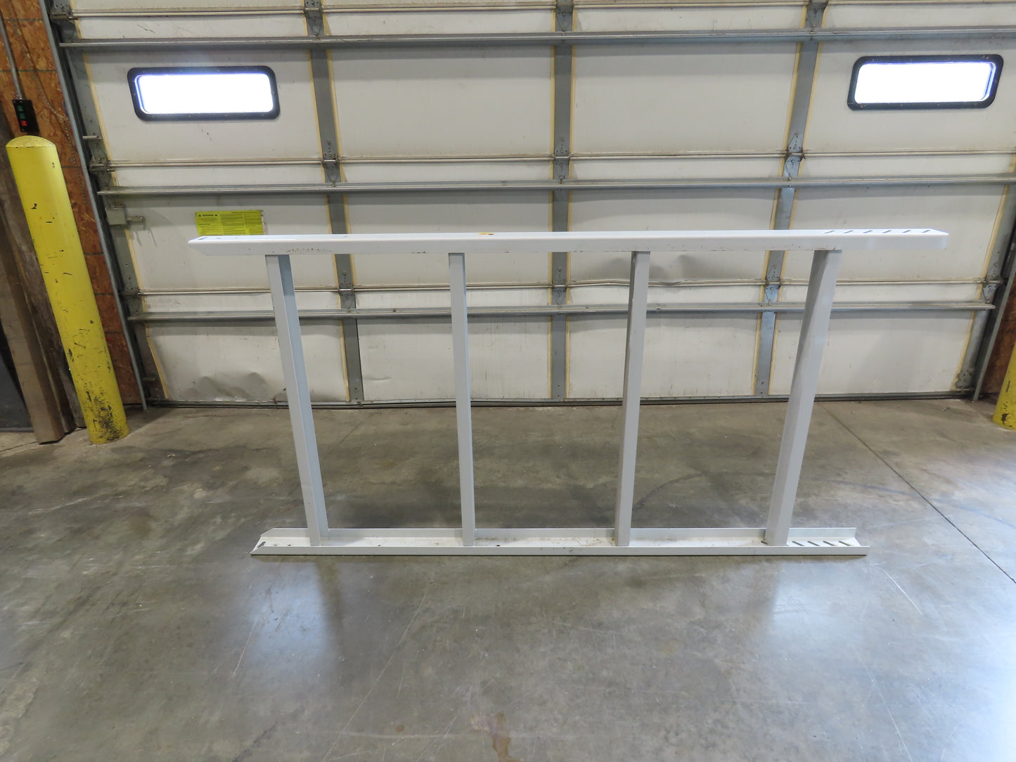 Hytrol HPS 43"W Conveyor Leg 84" Top Section Extension No Brackets WHITE