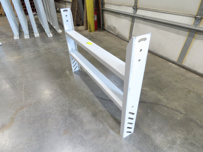 Hytrol HPS-08 43"W Conveyor Leg 30" Top Section Extension No Brackets WHITE