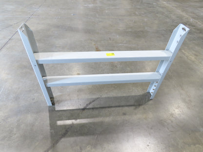 Hytrol HPS-08 43"W Conveyor Leg 30" Top Section Extension No Brackets WHITE