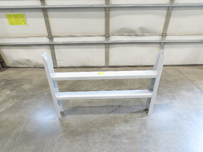 Hytrol HPS-08 43"W Conveyor Leg 30" Top Section Extension No Brackets WHITE