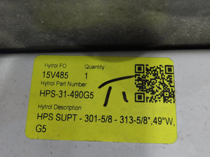 Hytrol HPS 49"W Conveyor Leg 96" Top Section Extension No Brackets WHITE