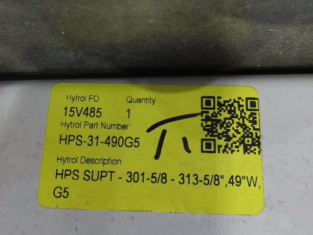 Hytrol HPS 49"W Conveyor Leg 96" Top Section Extension No Brackets WHITE