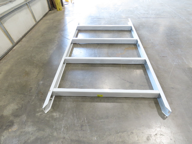 Hytrol HPS 49"W Conveyor Leg 96" Top Section Extension No Brackets WHITE