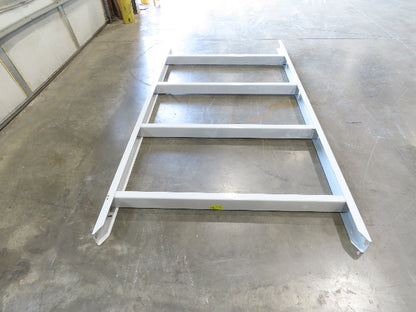 Hytrol HPS 49"W Conveyor Leg 96" Top Section Extension No Brackets WHITE