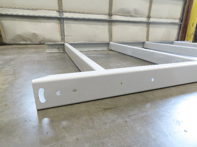 Hytrol HPS 49"W Conveyor Leg 96" Top Section Extension No Brackets WHITE