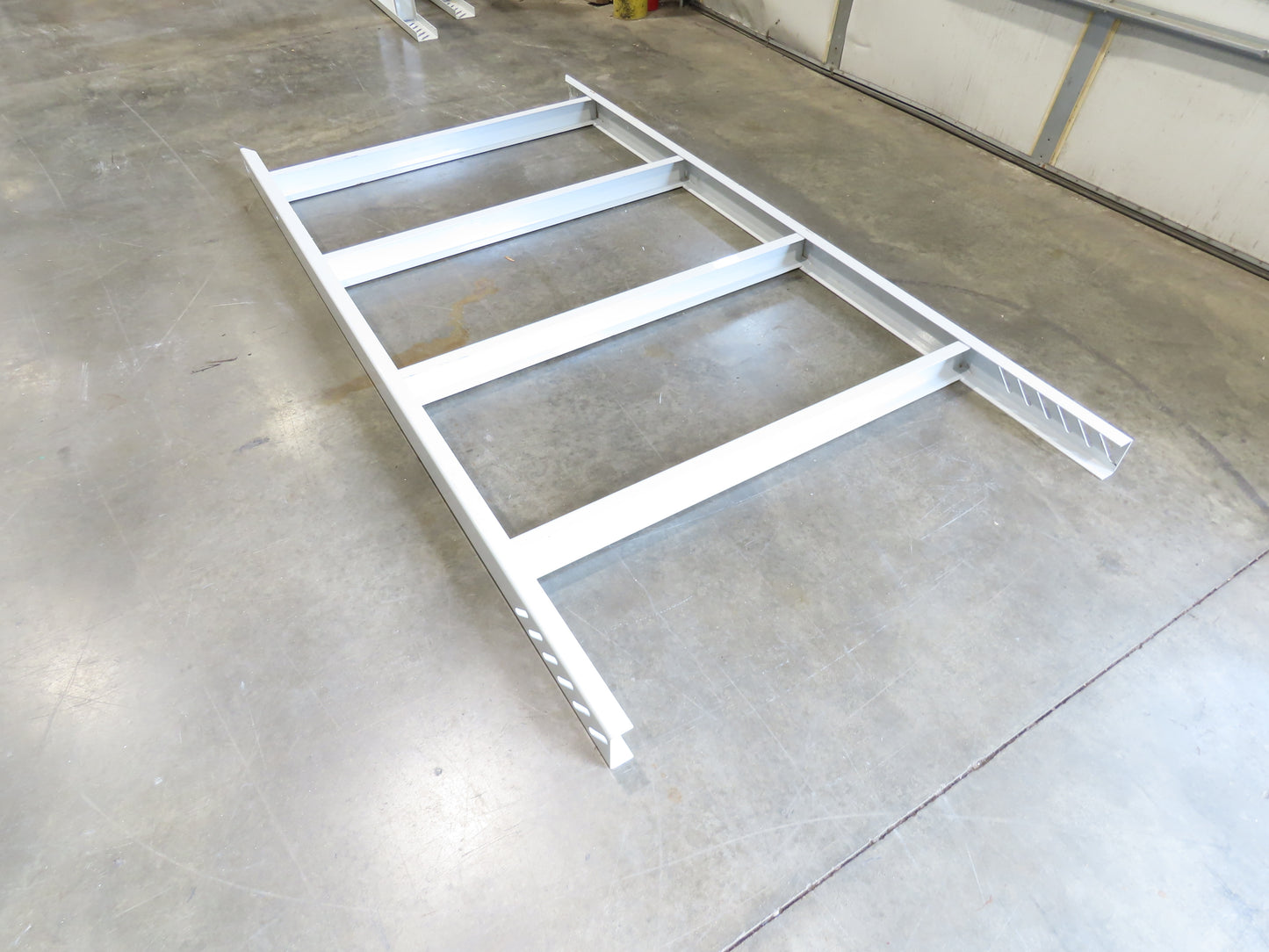 Hytrol HPS 49"W Conveyor Leg 96" Top Section Extension No Brackets WHITE