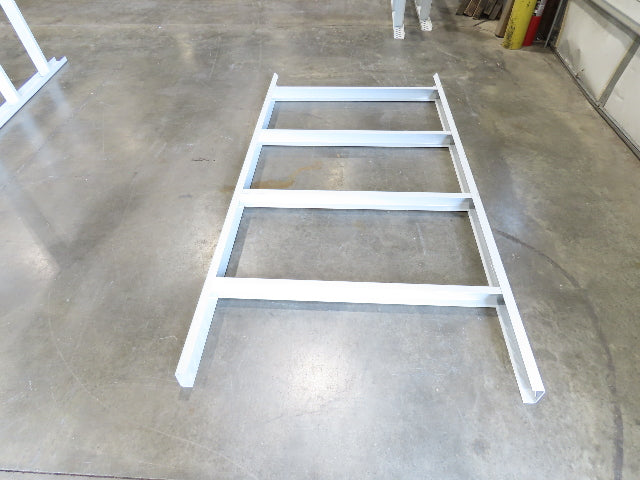 Hytrol HPS 49"W Conveyor Leg 96" Top Section Extension No Brackets WHITE