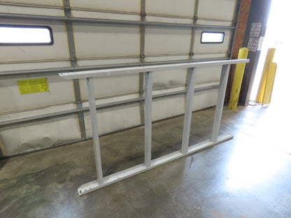 Hytrol HPS 49"W Conveyor Leg 96" Top Section Extension No Brackets WHITE