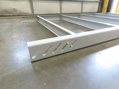 Hytrol HPS 49"W Conveyor Leg 102" Top Section Extension No Brackets WHITE