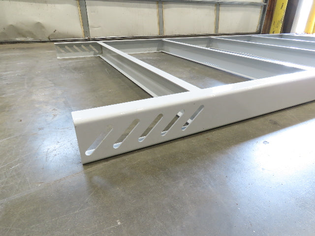 Hytrol HPS 49"W Conveyor Leg 102" Top Section Extension No Brackets WHITE