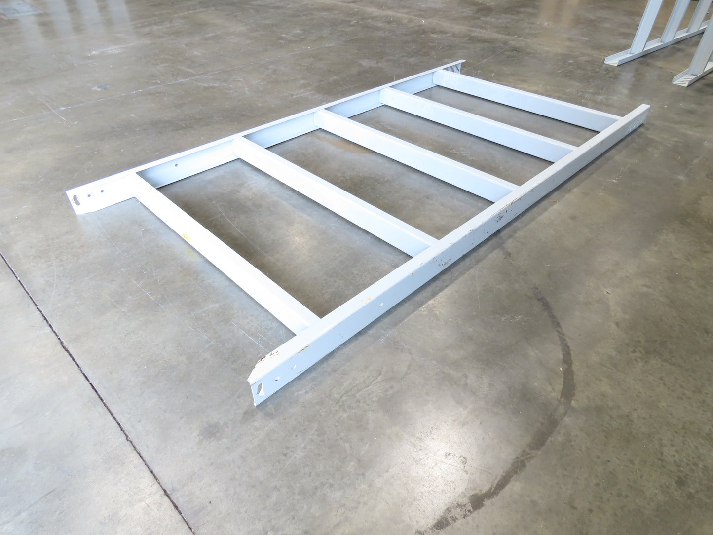 Hytrol HPS 49"W Conveyor Leg 102" Top Section Extension No Brackets WHITE