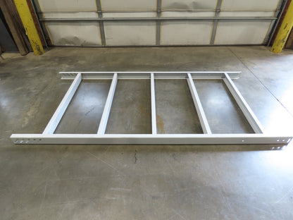 Hytrol HPS 49"W Conveyor Leg 102" Top Section Extension No Brackets WHITE