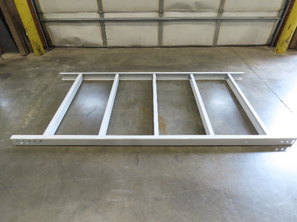 Hytrol HPS 49"W Conveyor Leg 102" Top Section Extension No Brackets WHITE