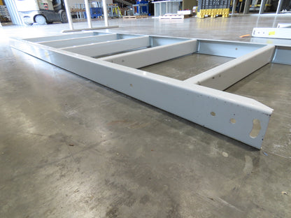 Hytrol HPS 37"W Conveyor Leg 102" Top Section Extension No Brackets WHITE