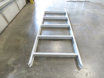 Hytrol HPS 37"W Conveyor Leg 102" Top Section Extension No Brackets WHITE