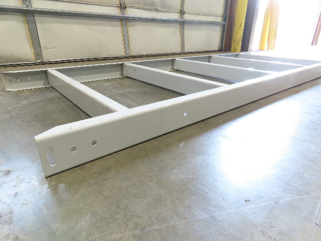 Hytrol HPS 37"W Conveyor Leg 102" Top Section Extension No Brackets WHITE