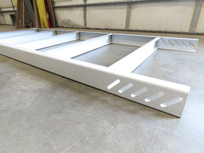 Hytrol HPS 37"W Conveyor Leg 102" Top Section Extension No Brackets WHITE