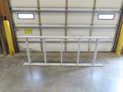 Hytrol HPS 37"W Conveyor Leg 102" Top Section Extension No Brackets WHITE