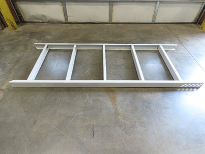 Hytrol HPS 37"W Conveyor Leg 102" Top Section Extension No Brackets WHITE