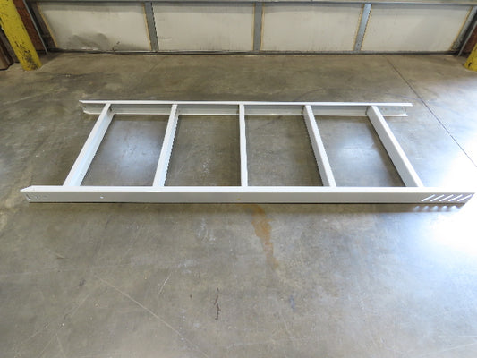 Hytrol HPS 37"W Conveyor Leg 102" Top Section Extension No Brackets WHITE