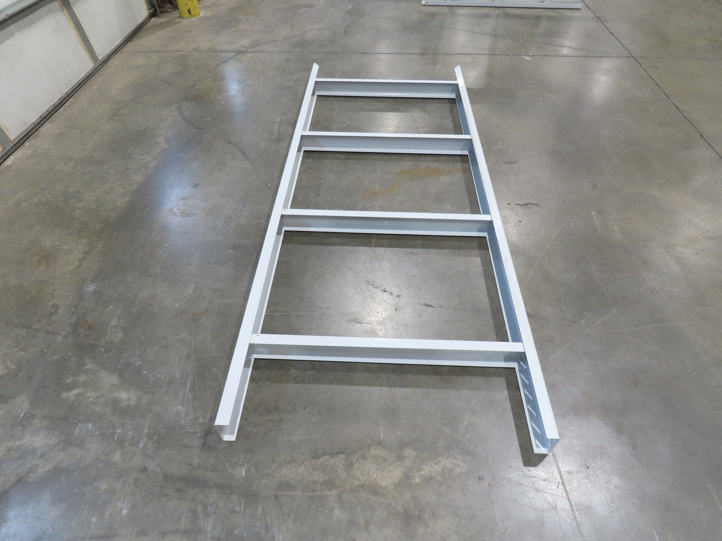 Hytrol HPS 37"W Conveyor Leg 96" Top Section Extension No Brackets WHITE