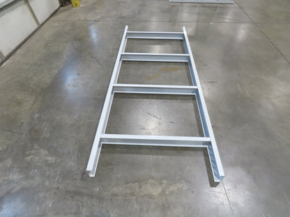 Hytrol HPS 37"W Conveyor Leg 96" Top Section Extension No Brackets WHITE