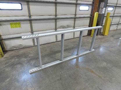 Hytrol HPS 37"W Conveyor Leg 96" Top Section Extension No Brackets WHITE