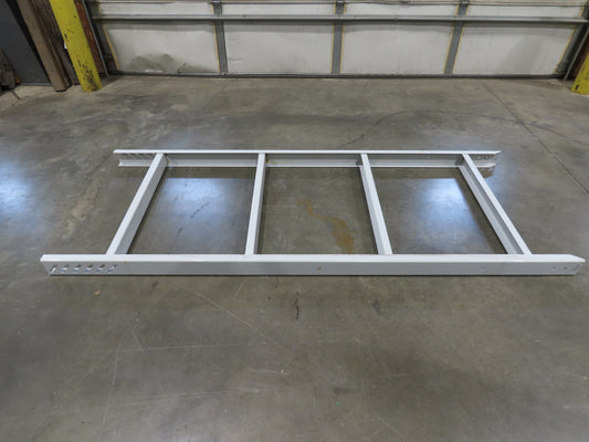 Hytrol HPS 37"W Conveyor Leg 96" Top Section Extension No Brackets WHITE