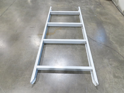 Hytrol HPS 37"W Conveyor Leg 90" Top Section Extension No Brackets WHITE