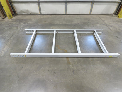 Hytrol HPS 37"W Conveyor Leg 90" Top Section Extension No Brackets WHITE