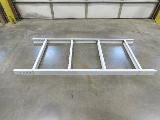 Hytrol HPS 37"W Conveyor Leg 90" Top Section Extension No Brackets WHITE