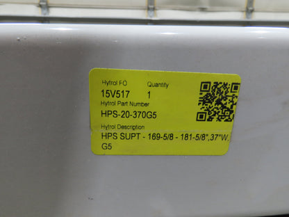 Hytrol HPS 37"W Conveyor Leg 78" Top Section Extension No Brackets WHITE