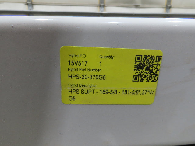 Hytrol HPS 37"W Conveyor Leg 78" Top Section Extension No Brackets WHITE