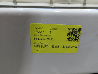 Hytrol HPS 37"W Conveyor Leg 78" Top Section Extension No Brackets WHITE