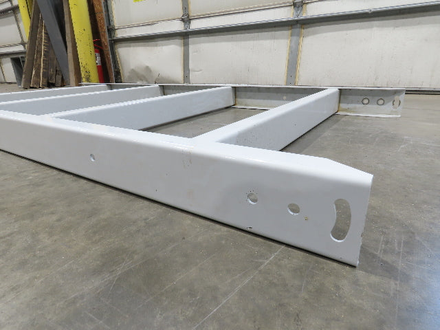 Hytrol HPS 37"W Conveyor Leg 78" Top Section Extension No Brackets WHITE