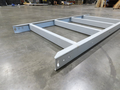 Hytrol HPS 37"W Conveyor Leg 78" Top Section Extension No Brackets WHITE